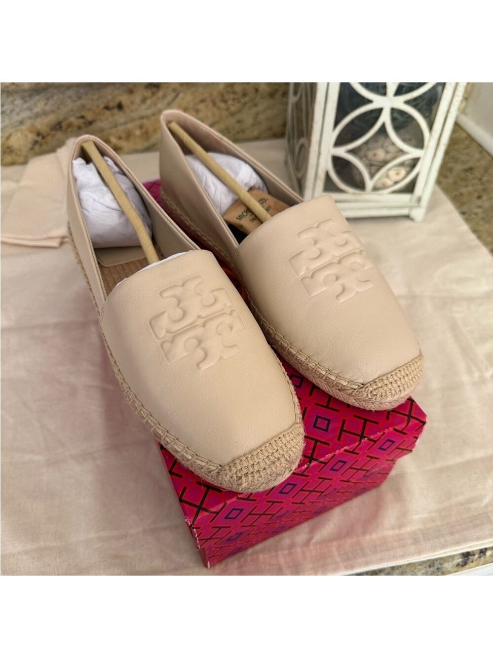New Tory Burch  Dulce EVERLY LEATHER ESPADRILLE
NEVADA RETRO - Picture 6 of 12